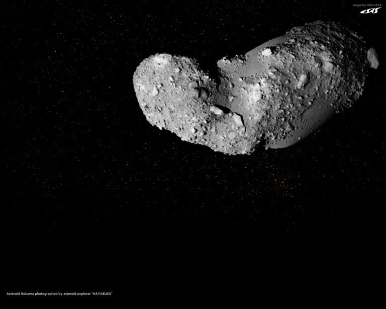 © NASAItokawa's curious, varied terrain and lack of impact craters indicate it is a rubble pile asteroid. itokawa_asteroid